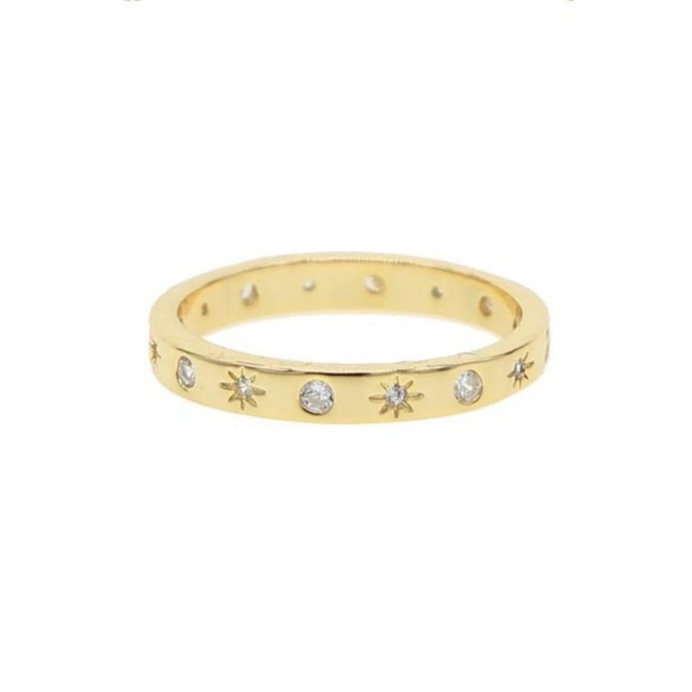 Gold Starburst Ring